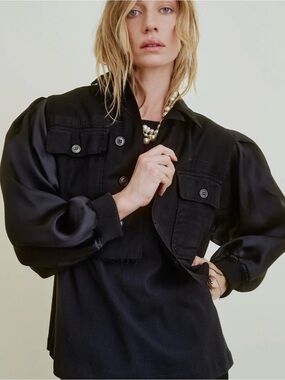 Aquarius Cocktail Ava Jacket Jet NWT